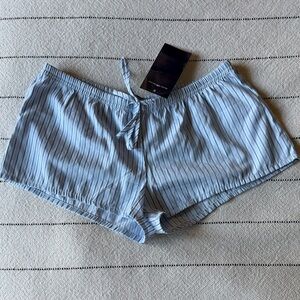 NWT Brandy Melville Light Blue Striped Shorts